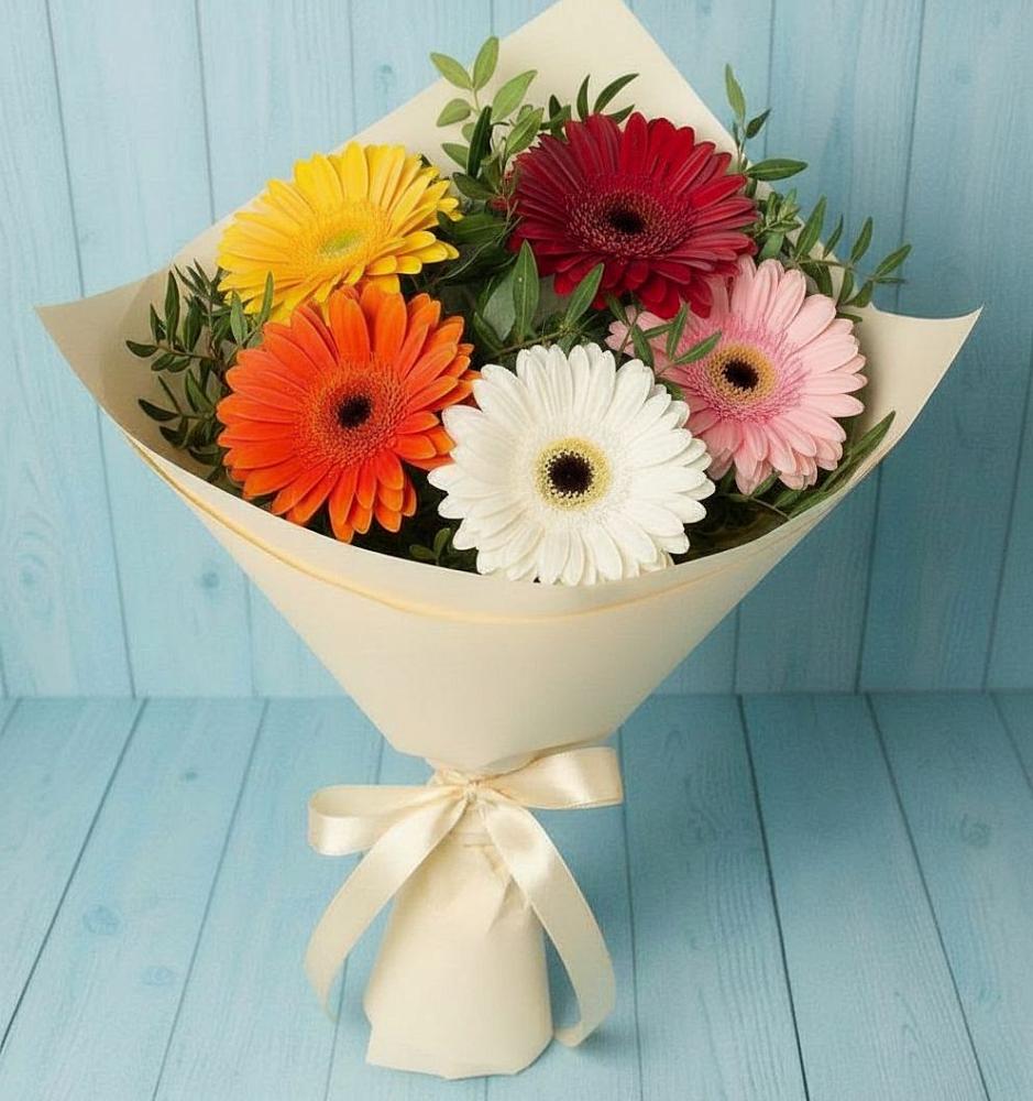 Букет цветов из: Герберы в Дальнегорске