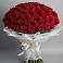 Букет 101 Красная роза Блэк Мэджик в Дальнегорске