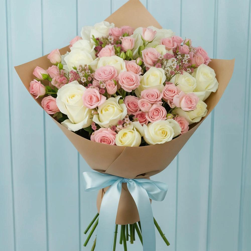 Букет цветов из: Розы в Дальнегорске