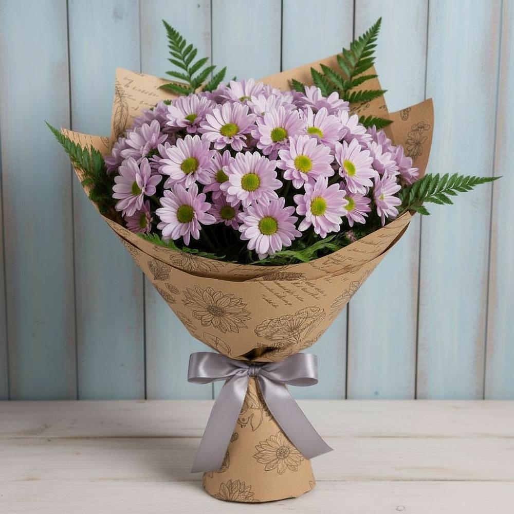 Букет цветов из: Хризантемы в Дальнегорске