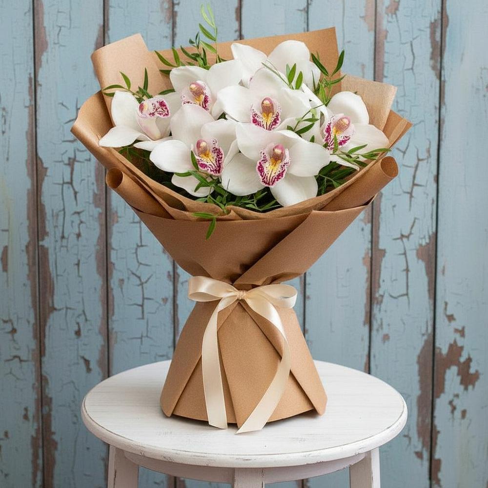 Букет цветов из: Орхидеи и Розы в Дальнегорске
