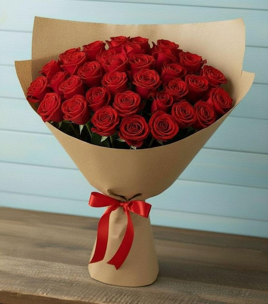 Букет Красные розы Милано в Дальнегорске