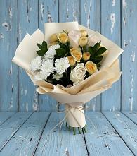 Букет цветов из:  Розы и Хризантемы в Дальнегорске