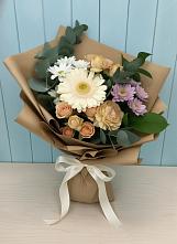 Букет цветов из:  Герберы и Хризантемы в Дальнегорске