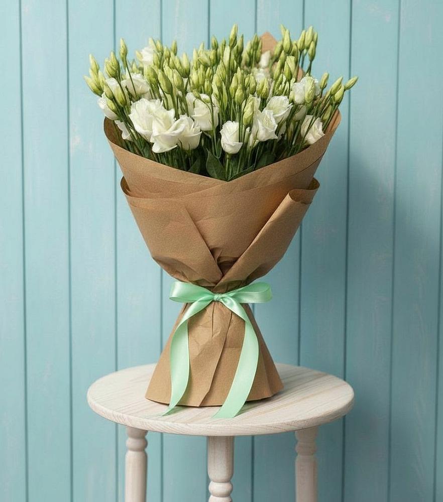 Букет цветов из: Лизиантусы в Дальнегорске