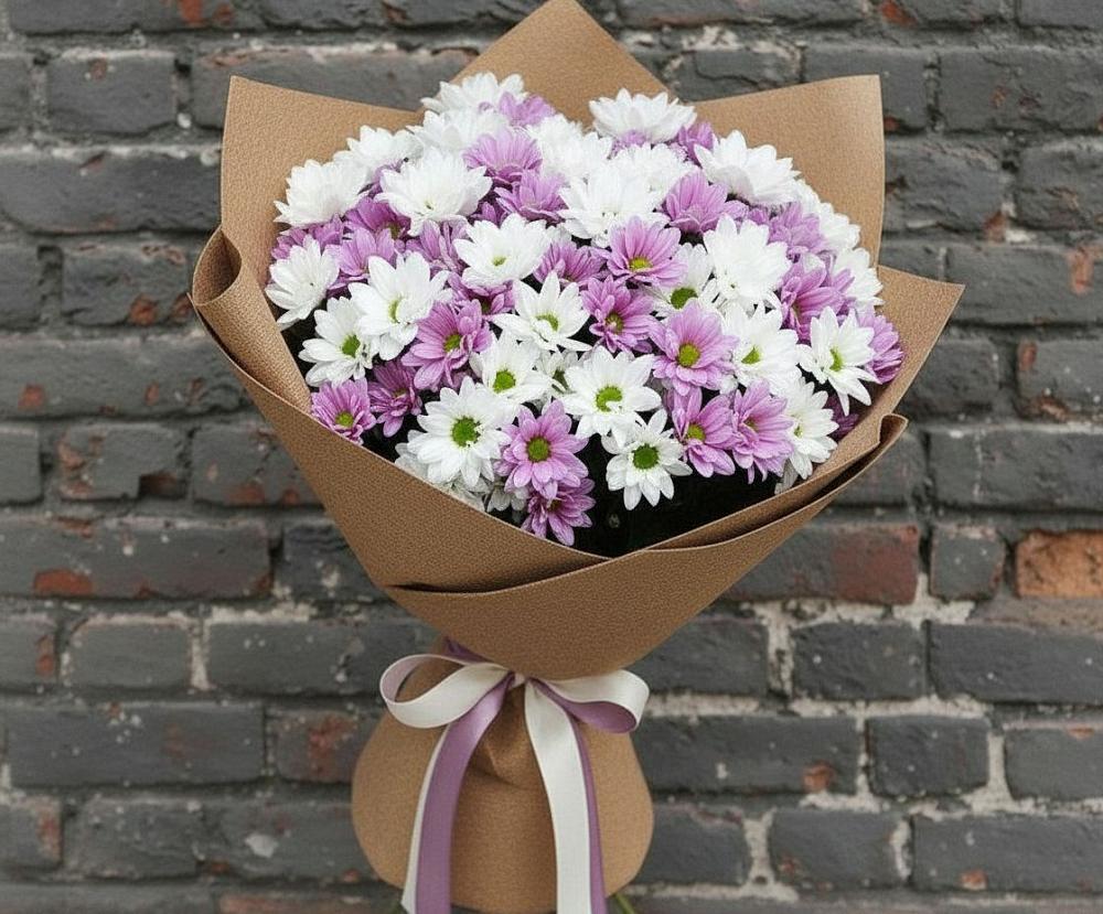 Букет цветов из: Хризантемы в Дальнегорске