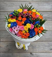 Букет цветов из:  Розы и Хризантемы в Дальнегорске