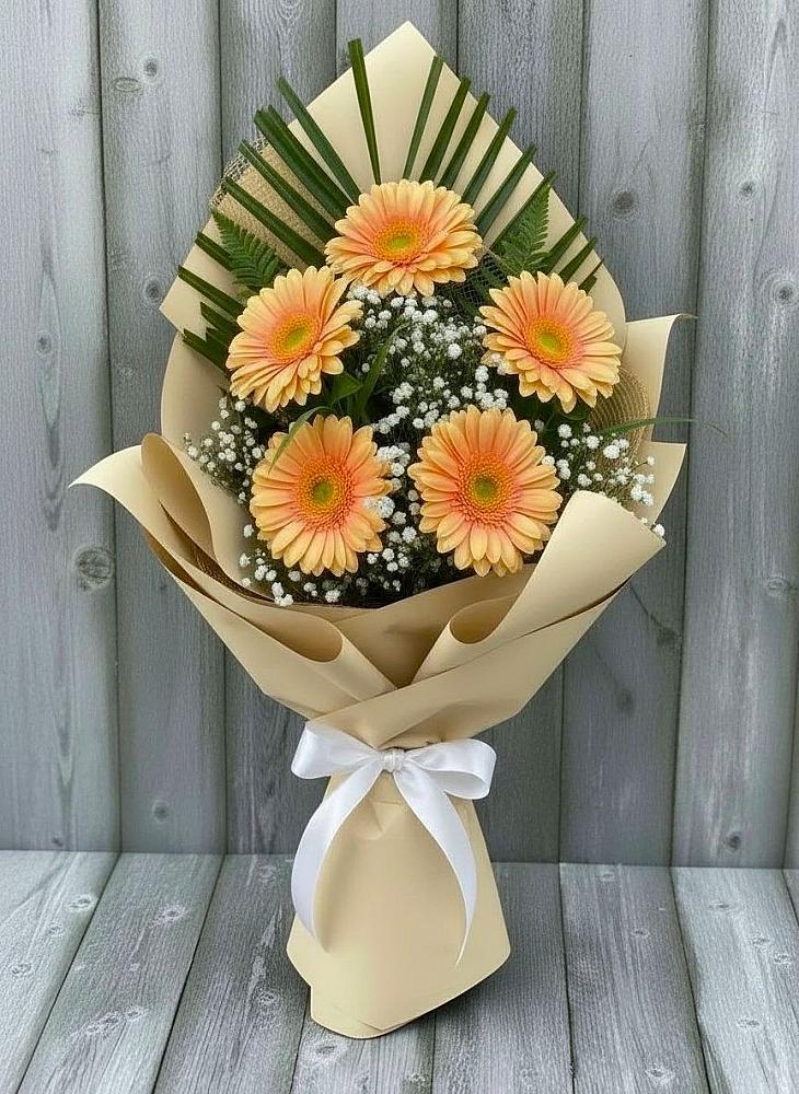 Букет цветов из: Герберы в Дальнегорске