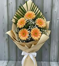 Букет цветов из:  Герберы в Дальнегорске