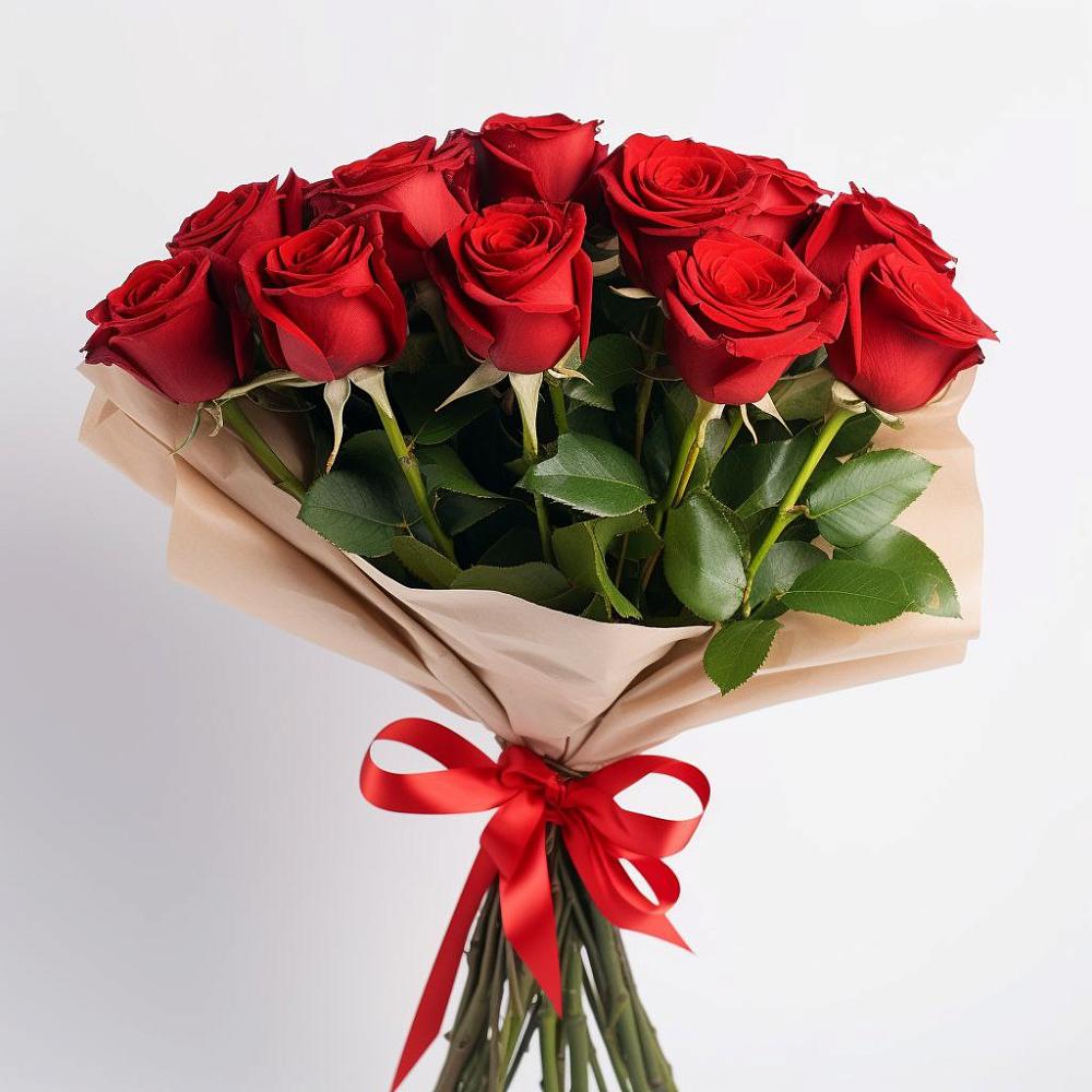 Букет 11 Красных роз Эдлесс Лав в Дальнегорске